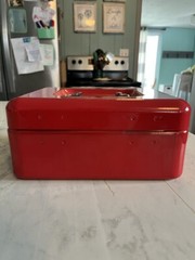 Cash Box ,Storage Safe Lock Box with Key,