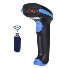 WoneNice 2.4GHz USB Wireless UPC Barcode Scanner 1D Handheld for Read Inventory
