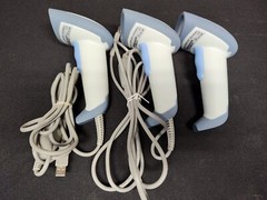 Lot of 3 Unitech MS335-1UG Barcode Scanners