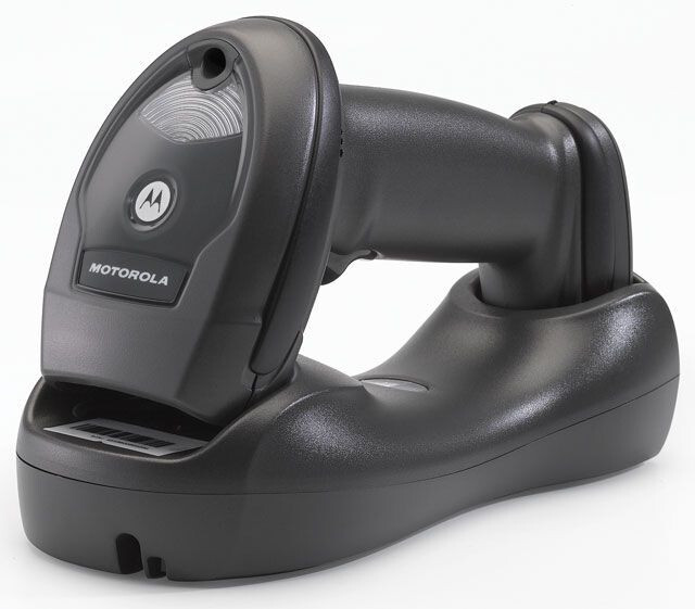 NEW ZEBRA LI4278-TRBU0100ZWR 1D CORDLESS BARCODE SCANNER KIT USB CABLE