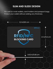  » Blocking Card 6 Pack, Contactless NFC Debit Credit Card Protector « 
