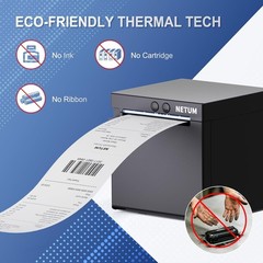 NETUM NT-861 Bluetooth Thermal Receipt Printer 80mm USB LAN Auto Cutter POS