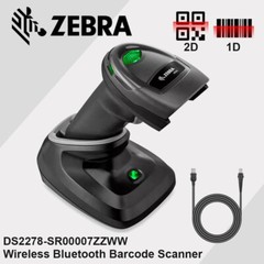 Zebra DS2278-SR00007ZZWW Handheld Wireless Bluetooth Barcode Scanner USB cable
