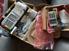 First Data FD150 Credit Card Terminal EMV & NFC + POS PIN Pad Model xCL-RP10