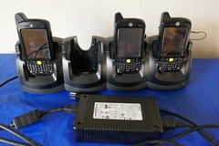 3 Zebra Motorola MC67NA Barcode Scanners/Computer + docking station -PDABAB00300