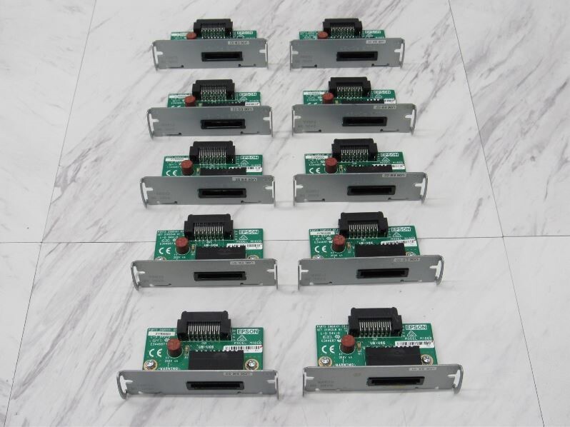 10 LOT – Epson UB-U06 EA Power USB Interface Card M186B for POS Receipt Printers