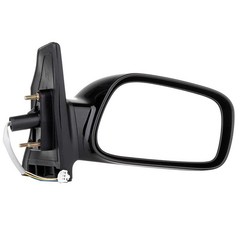 Pair Side View Mirrors 03-08 Toyota Corolla Smooth Non-Folding Non-Heated ABS