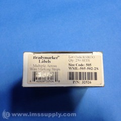 Brady 32526 WML-505-502-2S Printer Label FNOB