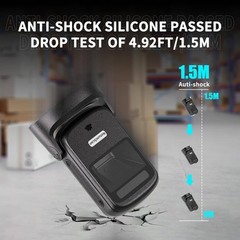NetumScan NS-40 Desktop Barcode Scanner Black 1D 2D QR CMOS Hands-Free New USB