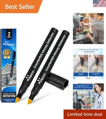 Universal Currency Fake Bill Checker Pen 2-Pack – Compact and Reliable Solution