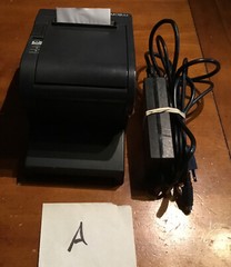 Epson Micros TM-T88III M129C Thermal POS Receipt Printer w/power cord (Lot A)