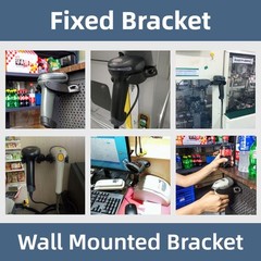 5Pcs Universal Barcode Scanner Holder Barcode Reader Bracket Bracket Wall Mount