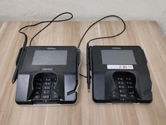 LOT OF 2 – Verifone MX915 MX 915 1x M132-409-01-R 1x M177 POS CC Terminal Pinpad