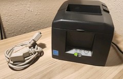 Star Micronics TSP650 II POS Receipt Printer W/ Null Modem Cable *not BT