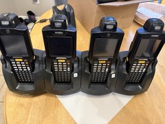 MOTOROLA SYMBOL MC3190 Scanner 4 Units With Bank Charger