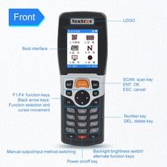 NEWSCAN NS3309 One-dimensional Laser USB + Wireless Barcode Scanner Collector, N