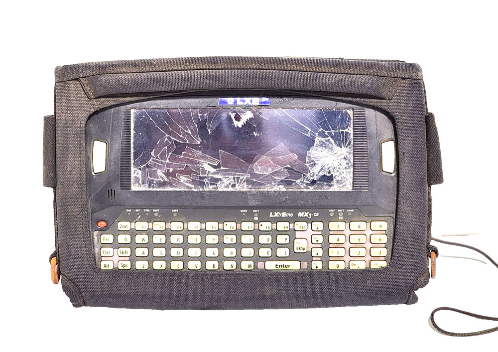LXE MX3ICE Terminal Mount LXtrEme MX3 BROKEN SCREEN SOLD AS IS