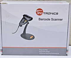 TaoTronics Por ble USB Wired Barcode Scanner 1D Laser Handheld Reader No Stan PA