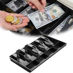 3 Pack Cash Register Drawer Insert Tray | 5 Bill & 4 Coin Compartments | Heav…