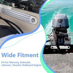 Transom Support Plate Kit for Outboard Motors – 3/8&Prime; Cast Aluminum, 2 Pcs