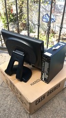 15&Prime; Touchscreen All In One POS System Restaurant Point Of Sale 2 Printers