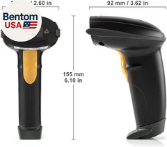 USB Laser Barcode Scanner Wired Handheld Bar Code Scanner Reader Black