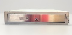 M-S Cash Drawer EP-125NK2 Heavy Duty — Includes 201 Key & Till — Stainless Front