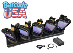 ✅SET OF 5 Zebra TC57 Android Barcode Scanners +Cradle +New Cases & Handles!🔥⭐