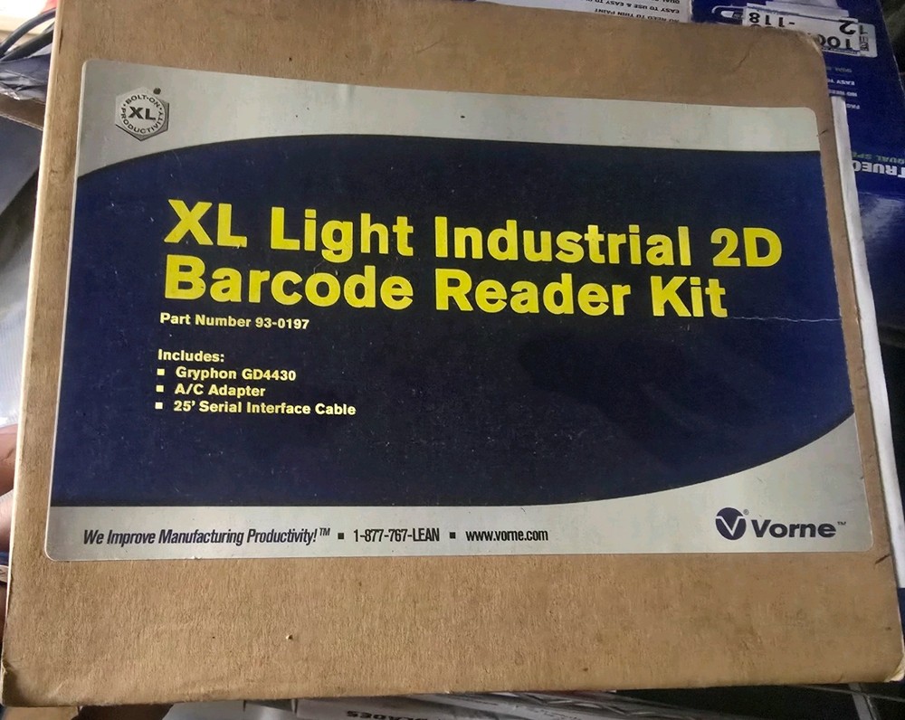 Datalogic Gryphon GD4400 Barcode Reader Kit, Serial Connectivity, GD4430-BKK2