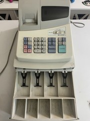 Sharp XE-A101 Electronic Cash Register Tested / Works No Key