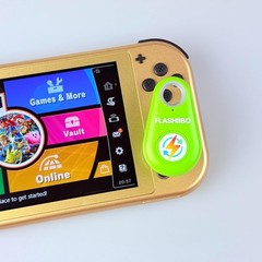 Handheld Green NFC Fob v1 – Unlock Infinite Rewards in Nintendo Switch Gaming