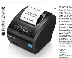 Receipt Printer Munbyn P047 Thermal POS Black