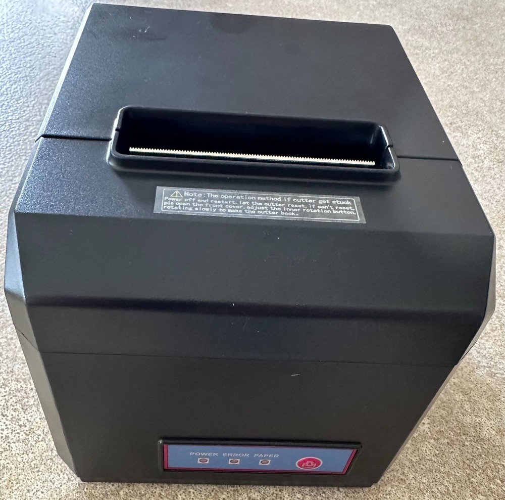 Thermal Receipt Printer USB & LAN 80mm Print Width (3.15&Prime;), 6&Prime; x 5&Prime;