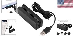 Mini Smart Card Reader – Plug & Play 3 Track USB Swipe for Quick Transactions