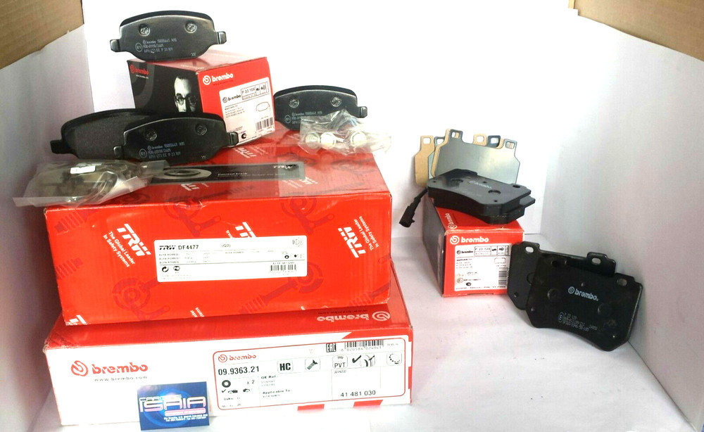 BREMBO BRAKE DISC KIT + BRAKE PADS FOR ALFA 159 1.9 JTDM 110KW MOT 939A2000
