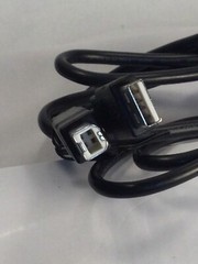 USB CABLE 5 FT. – A-MALE TO B-MALE – PRINTER/SCANNER CABLE