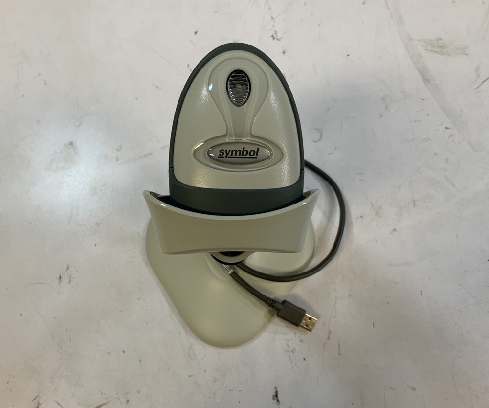 Symbol LS2208-SR20001R-NA 1D Handheld Barcode Scanner With Stand-L1C