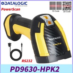 Datalogic PowerScan PD9630-HPK2 Industrial Ultra-Rugged Barcode Scanner RS232