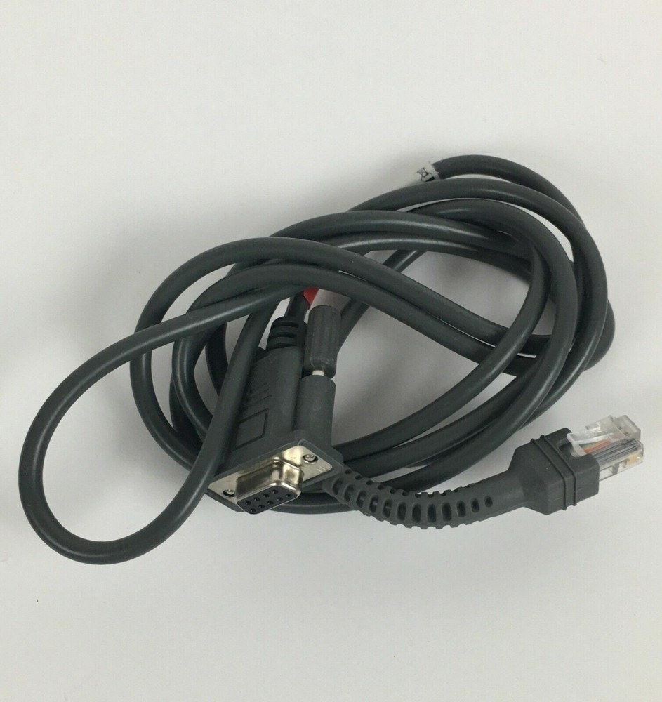 NEW Motorola Symbol Barcode Scanner CBA-R23-S07ZAR RS232 Straight Cable