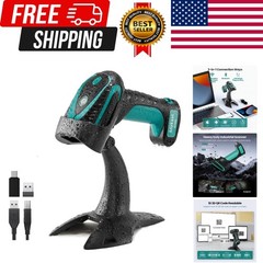 Bluetooth Barcode Scanner: Industrial 2D 1D with Stand USB Wired | 2.4G Wirel…
