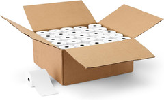Thermal Paper Receipt Rolls for POS, 3 1/8&Prime; X 230&prime;, Bpa-Free, FSC Certified, Whi