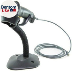 LS2208 Digital Handheld Barcode Scanner with Stand and USB Cable, Black
