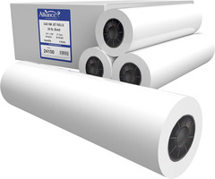 Wide Format Paper 24&Prime; X 150&prime; CAD Bond Rolls (20Lb | 4 Rolls, 24 in X 150 Ft | 2&Prime;