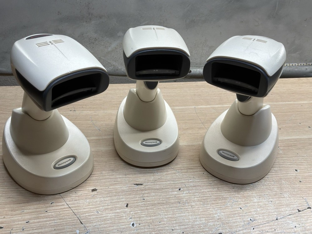 3 Honeywell Xenon 1902HHDWireless Barcode Scanner w/Charging Base /JUA3735