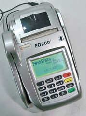 First Data FD200Ti Credit Card Terminal FD-35 EMV Pinpad, Ink & Paper Bundle