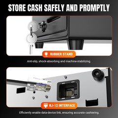 Tera 13 Cash Register Drawer For Point Of Pos System 4 Bill 5 Coin Cash Tray 6