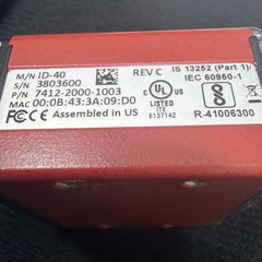 OMRON Microscan ID-40 Microhawk Industrial Barcode Scanner 7412-2000-1003