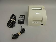 EPSON White / Beige Kitchen Receipt POS Printer TM-U220D M188D USB complete