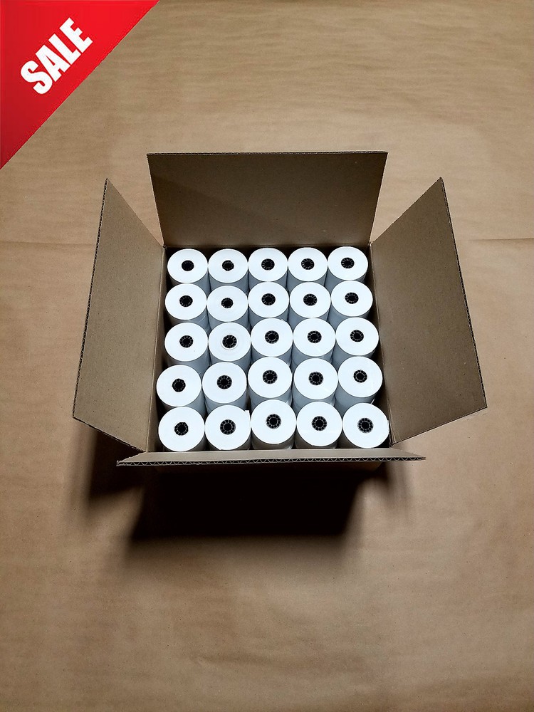 2 1/4&Prime; X 200&prime; THERMAL RECEIPT PAPER-50 ROLLS