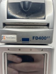 First Data FD400GT Credit Card Terminal Thermal Debit Card Machine Untested